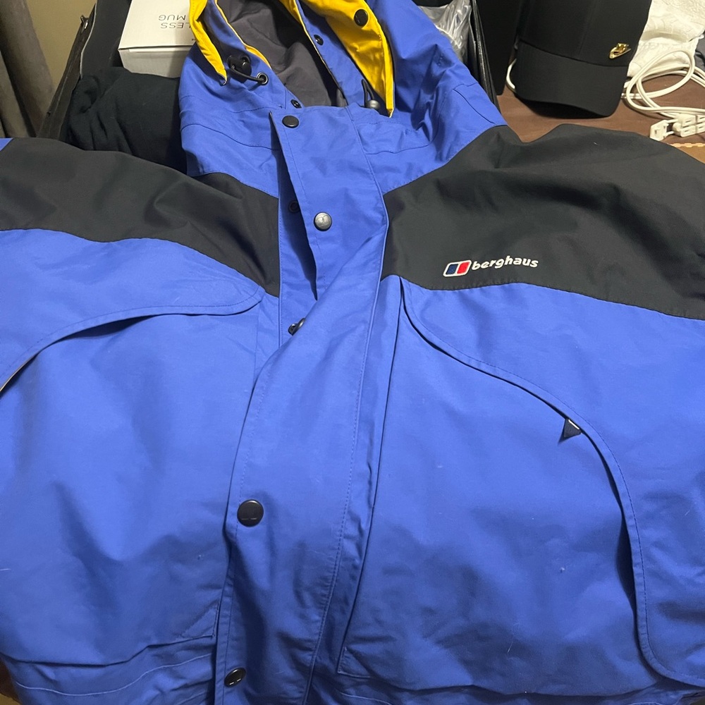 Berghaus Blue and Black Shell Jacket